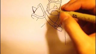 How To Draw A Barbarian King From Clash Of Clans