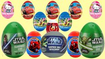 15 Kinder Surprise eggs Super Surprise Disney Pixar Cars 2 Mickey Mouse Star Wars Disney Princess