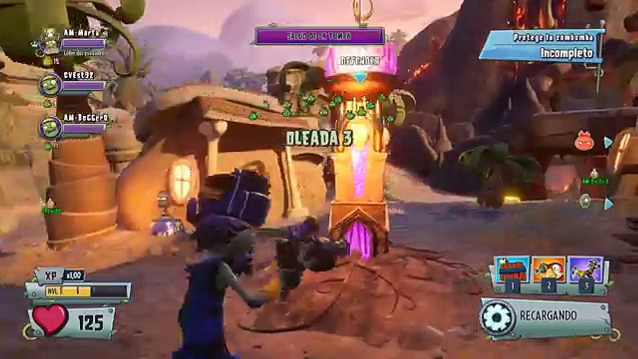 Plants vs Zombies: Garden Warfare 2. Operaciones de cementerio #2 | Capitán cañón.