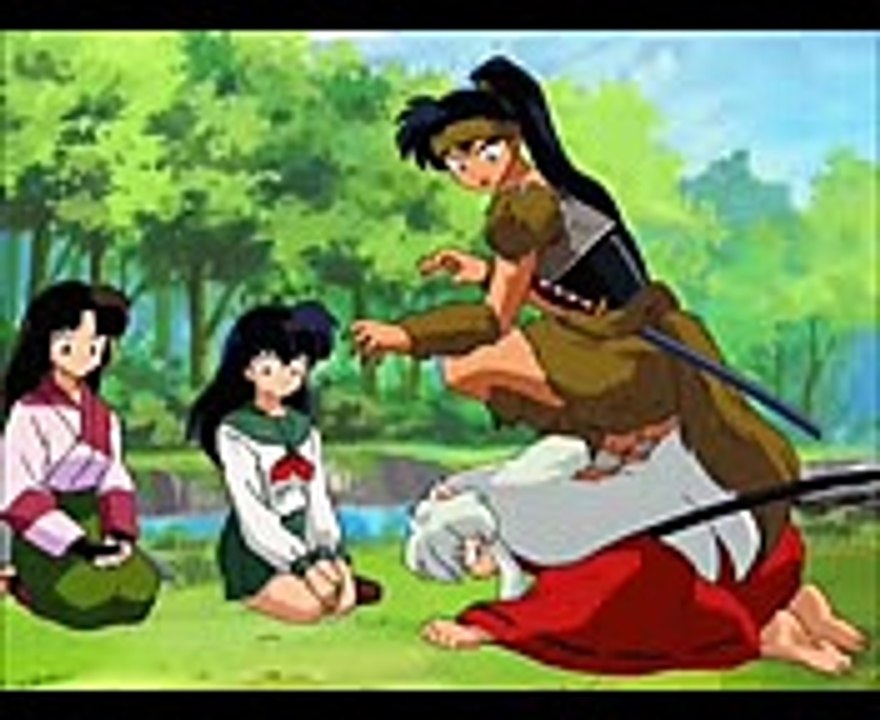 inuyasha y koga pelean por la salud de aome.wmv