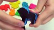 Learn Colors Play Doh Animal Elephant Foam Surprise Eggs Finger Family Nursery Rhymes Mickey Mouse