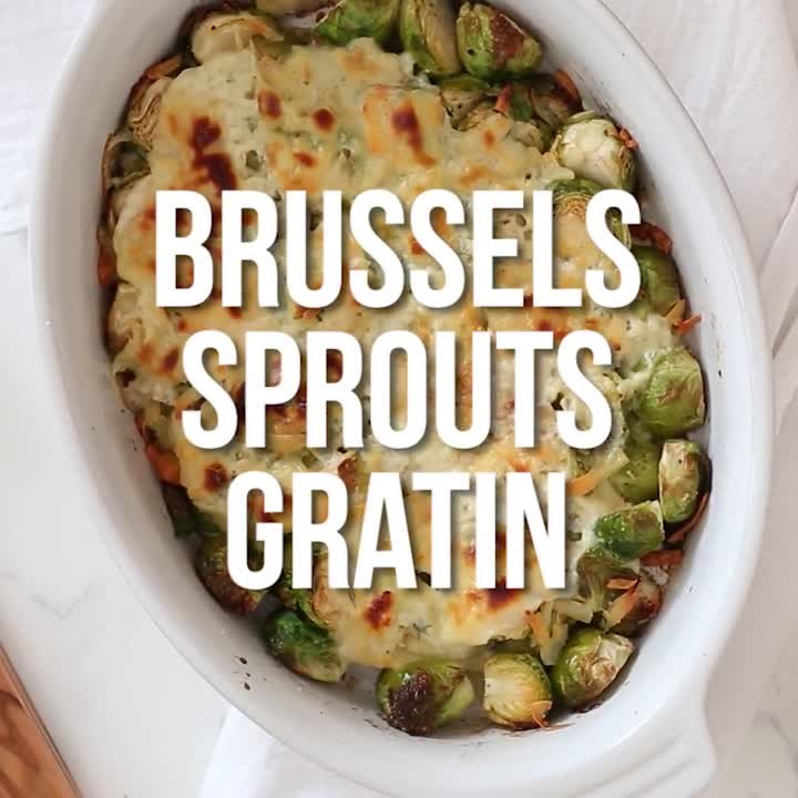 Brussels Sprouts Gratin