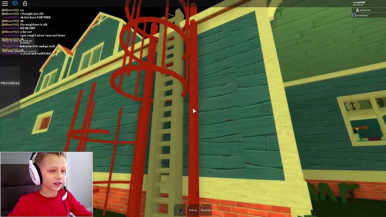 Hello Neighbor Alpha 2 Hide And Seek In Roblox Video Dailymotion - hide and seek beta roblox