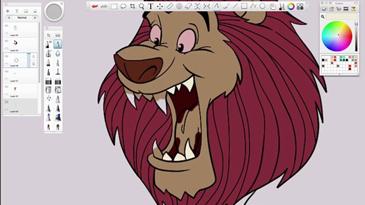 Autodesk Sketchbook Pro Tutorial : Coloring A Charer