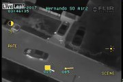 Police Helicopter Assists In Capturing Fleeing Felon
