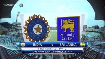 India vs Sri Lanka 1st Test  Match Day 2 Highlights 17 - Nov - 2017