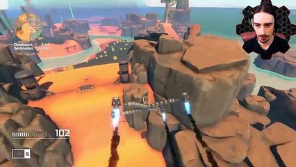 100 THRUSTERS! (Trying to Land on a Floating Island) - TrailMakers Gameplay Ep3