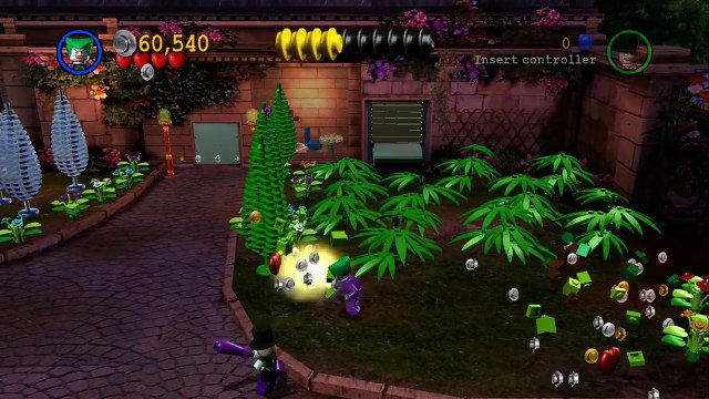 LEGO Batman 100% Guide - Villains Episode 1-3 - Green Fingers - (All Minikits/Red Brick/Hostage)