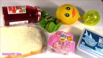 Cutting OPEN Squishy Strawberry Slime BREAD! Choco Pudding Squish! Poop TMNT! Gudetama EGG!