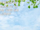ONE MultimediaPC AMD Bulldozer FX6300 6x 350 GHz Hexacore  16 GB DDR3RAM  1000 GB