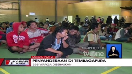 Liputan tvOne Dari Lokasi Penampungan Sandera Di Tembagapura