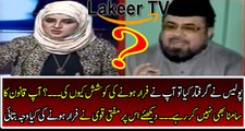 Nadia Mirza Giving Tough Time to Mufti Qavi