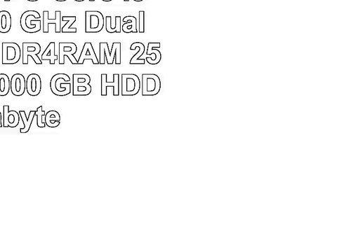 ONE OfficePC Core i37100 2x 390 GHz Dualcore 4 GB DDR4RAM 250 GB SSD 1000 GB