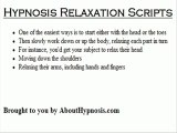 Hypnosis Relaxation Scripts