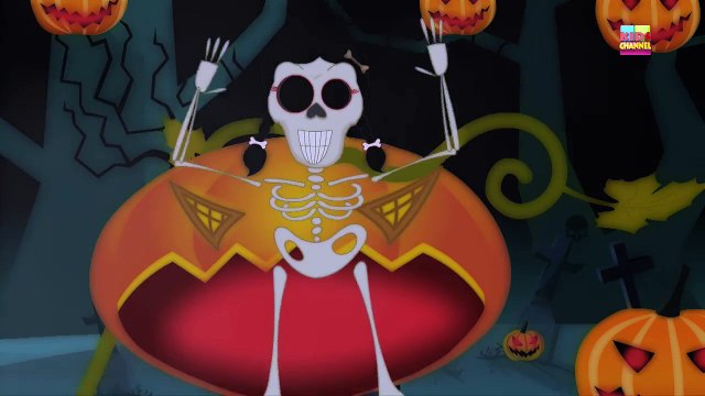 say HELLO IT'S HALLOWEEN to the scary monsters of Kids Channel in HALLOWEEN special children's song