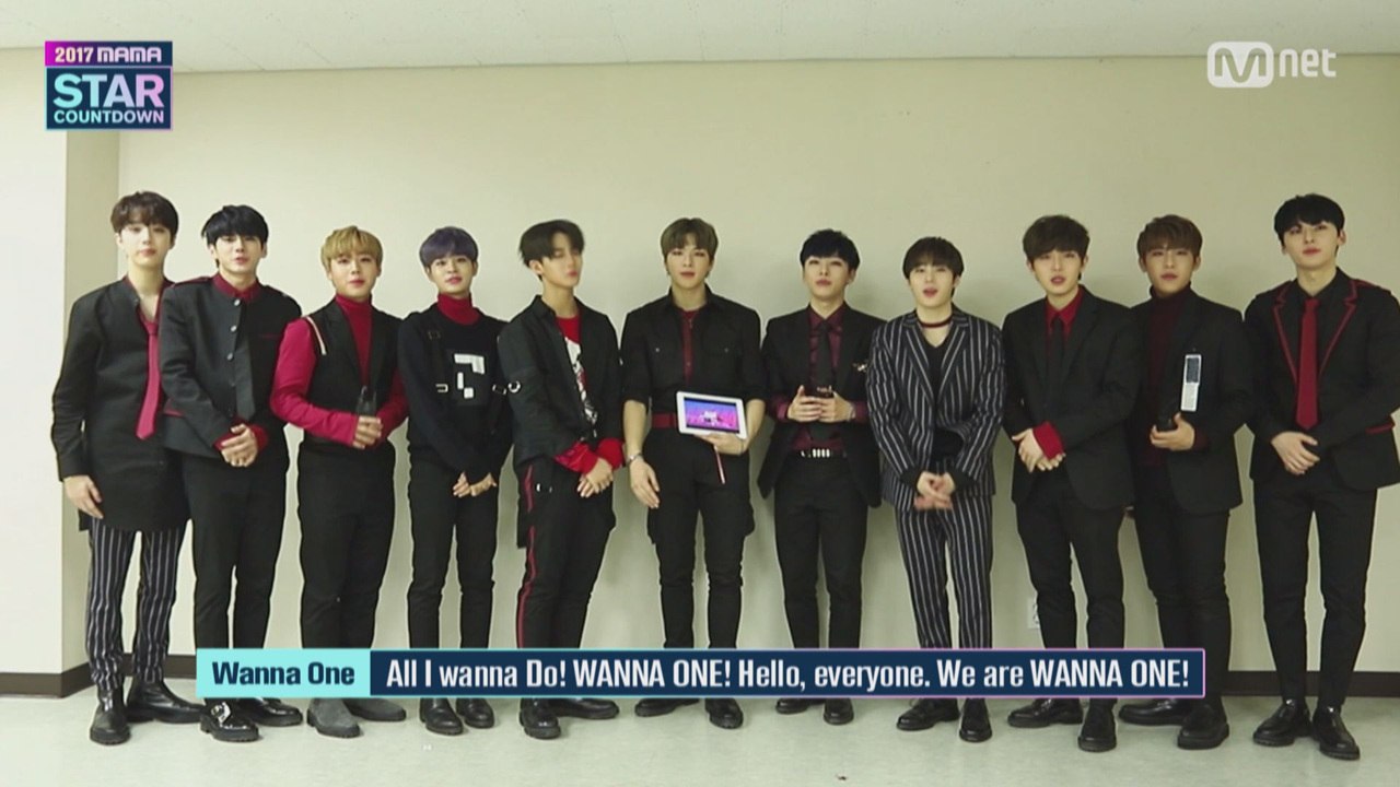 [2017 MAMA] Star Countdown D-7 by Wanna One_2017마마