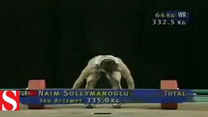 İşte Milli gururumuz Naim Süleymanoğlu'nun şampiypnluk görüntüleri