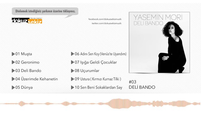 Yasemin Mori - Deli Bando (Official Audio)