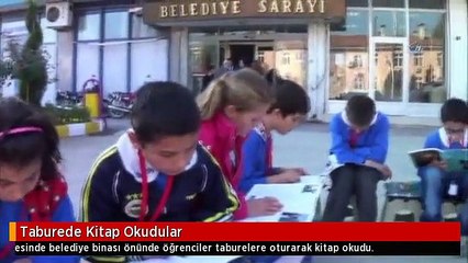 Taburede Kitap Okudular