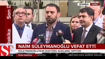 Vali Şahi ve Naim Süleymanoğlu'nun doktorundan açıklama