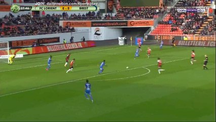 Julien Faussurier Goal HD - Lorient 0 - 1 Brest - 18.11.2017