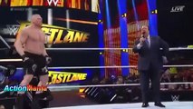 WWE Brock Lesnar totally destroyed by Roman Reigns 2017