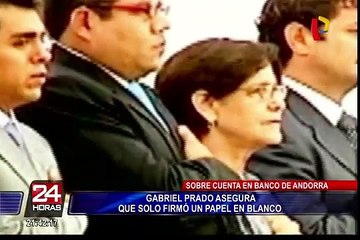 Gabriel Prado admite que su firma es la del documento del banco de Andorra
