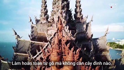 Ngôi đền bằng gỗ không dùng đinh
