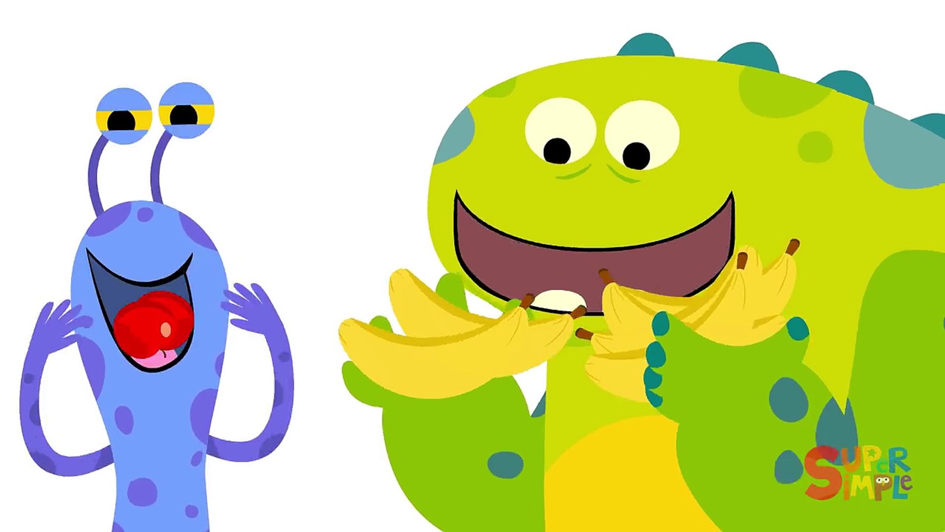 ⁣Apples & Bananas _ Kids Songs _ Super Simple Songs-r5WLXZspD1M