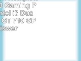 VIBOX Recon KomplettPC Paket 13 Gaming PC  39GHz Intel i3 Dual Core CPU GT 710 GPU