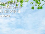VIBOX Essentials KomplettPC Paket 5 Gaming PC  39GHz AMD A4 DualCore APU GT 710 GPU