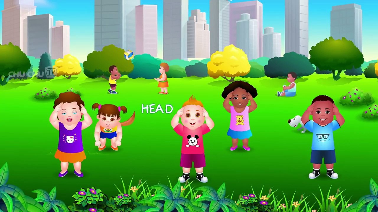 Head, Shoulders, Knees & Toes - Exercise Song For Kids-h4eueDYPTIg