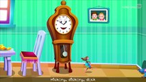Hickory Dickory Dock Nursery Rhyme With Lyrics - Cartoon Animation Rhymes & Songs for Children-t0U-1Rcq-Qg