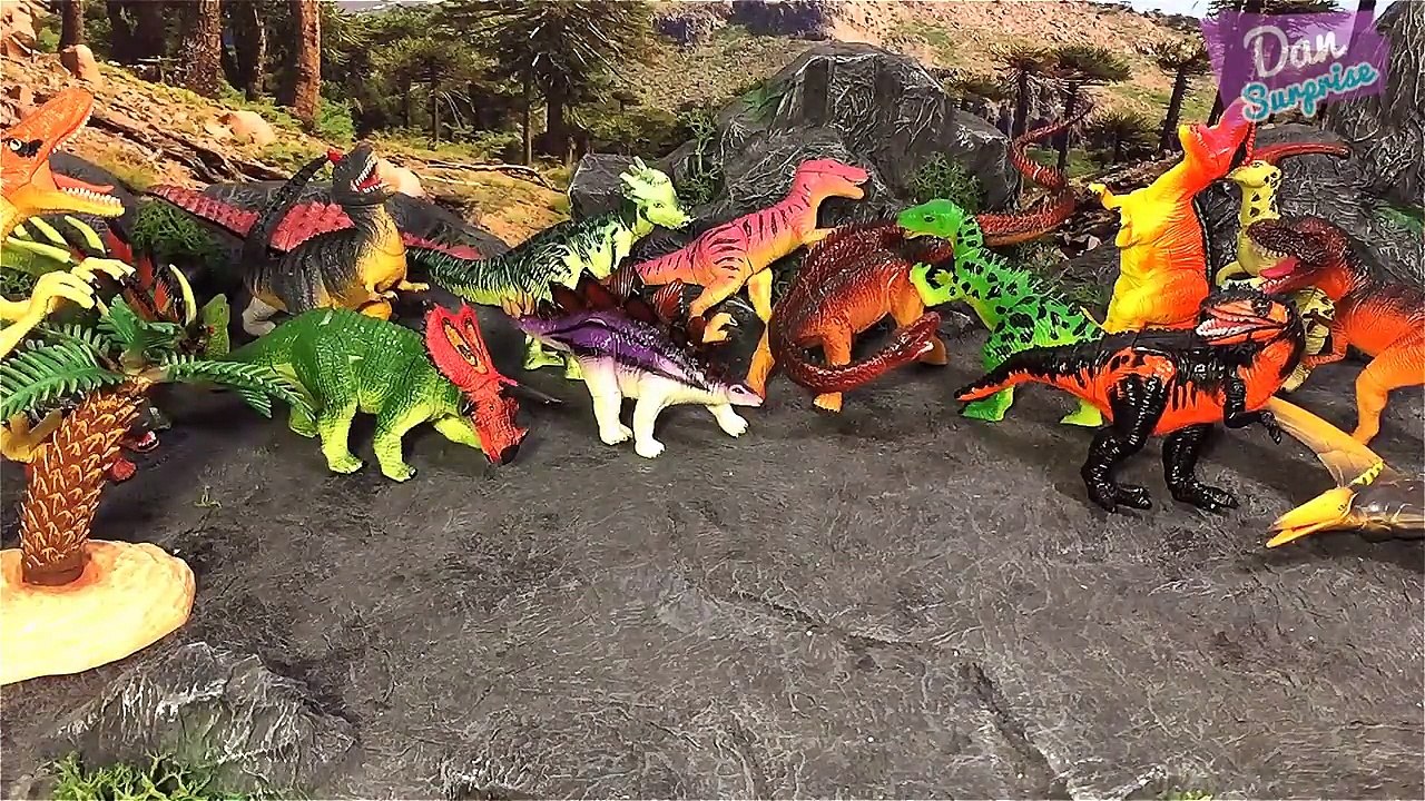 WHATS IN THE BOX? Learn Dinosaurs for kids - Prehistoric Wild Animals - Dinosaurs 3D Puzzle Toys