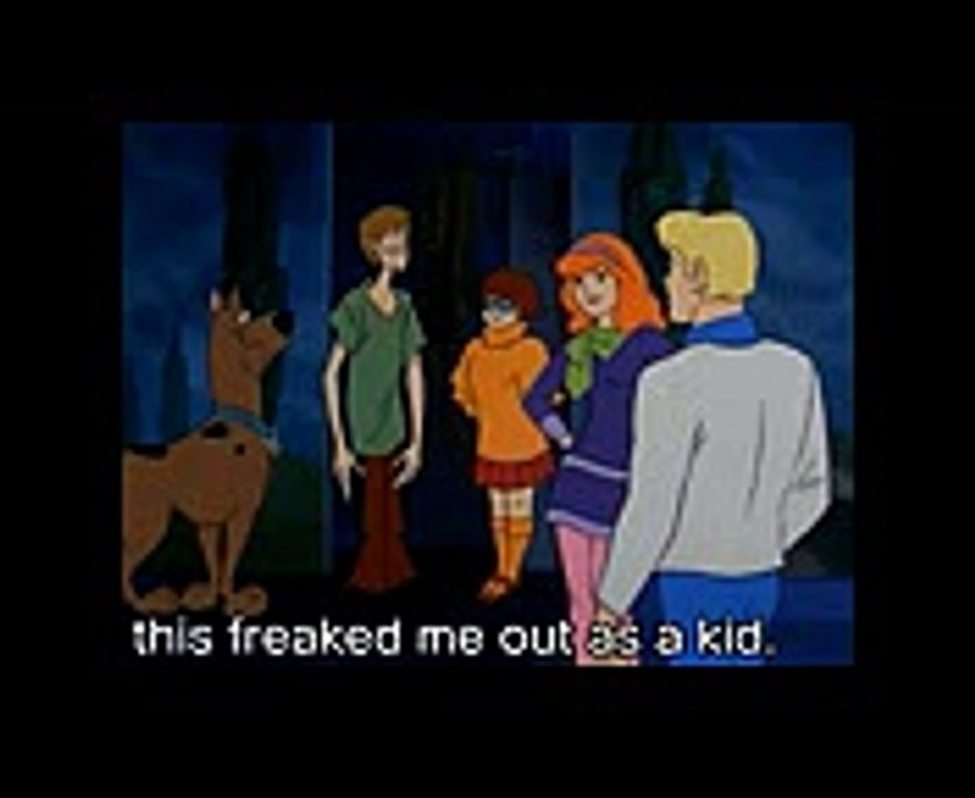 scooby doo where are you - the backstage rage - scary scenes