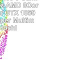 VIBOX Advance 6 Gaming PC  42GHz AMD 8Core Prozessor GTX 1050 Ti GPU Super Multimedia