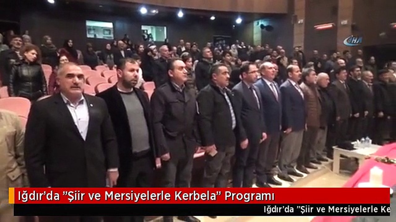Iğdır'da "Şiir ve Mersiyelerle Kerbela" Programı