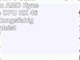 VIBOX Warrior 6 Gaming PC  37GHz AMD Ryzen QuadCore CPU RX 460 GPU leistungsfähig