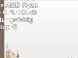 VIBOX Fusion 21 Gaming PC  37GHz AMD Ryzen QuadCore CPU RX 460 GPU leistungsfähig