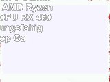 VIBOX Fusion 6 Gaming PC  37GHz AMD Ryzen QuadCore CPU RX 460 GPU leistungsfähig Desktop