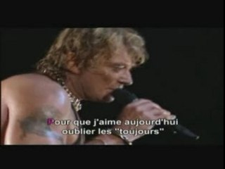 Karaoke - Johnny Halliday - L'Envie