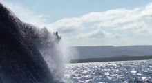 Huge Whale Jumps Inches From A Whale Watcher In Breathtaking Footage