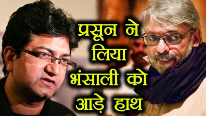Padmavati Controversy: CBFC chief Prasoon Joshi Slams Sanjay Bhansali; Here's why | FilmiBeat