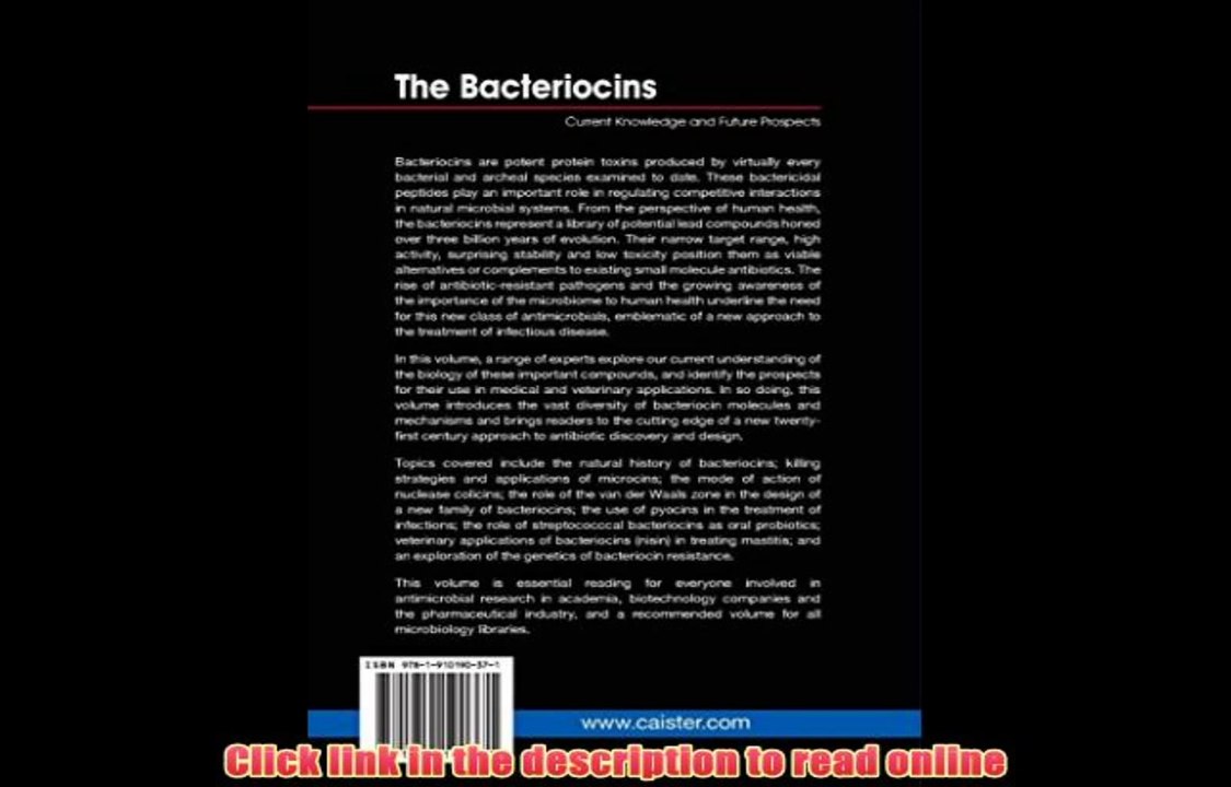 [PDF] The Bacteriocins: Current Knowledge and Future Prospects PDF Full
