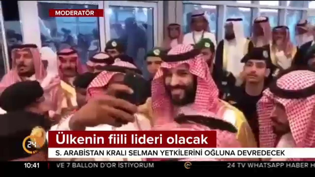 Kral Selman yetkilerini devrediyor