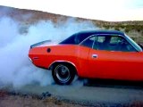 '70 Dodge Challenger Burnout