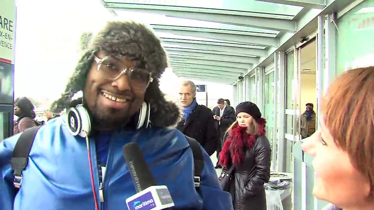 Rencontre exclusive avec Big Ali à la gare TGV ce matin.