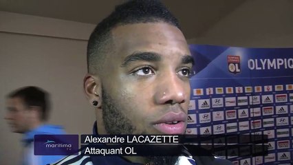 Alexandre Lacazette content d'avoir pris un point face à l'OM