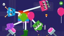 Sago Mini Robot Party & Sago Mini Trucks and Diggers Kids Games Educational Video Childrens Videos