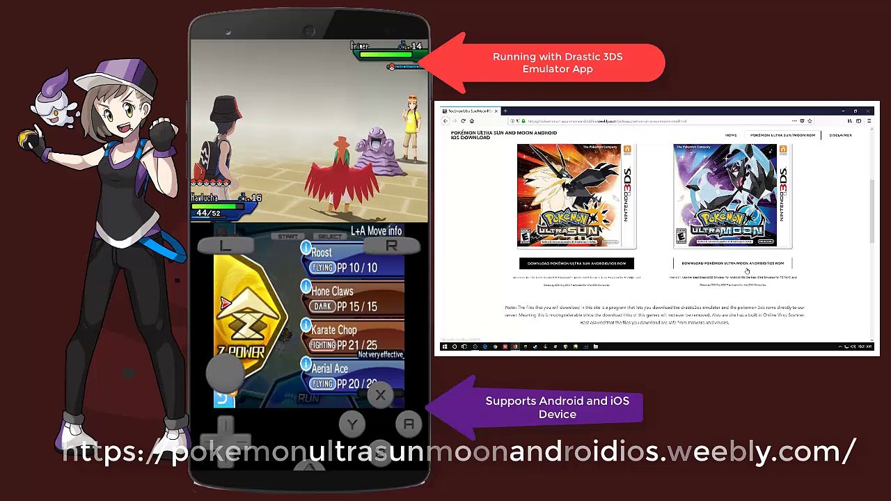How to Emulate Pokémon Ultra Moon via Android Mobile and Tablet Devices